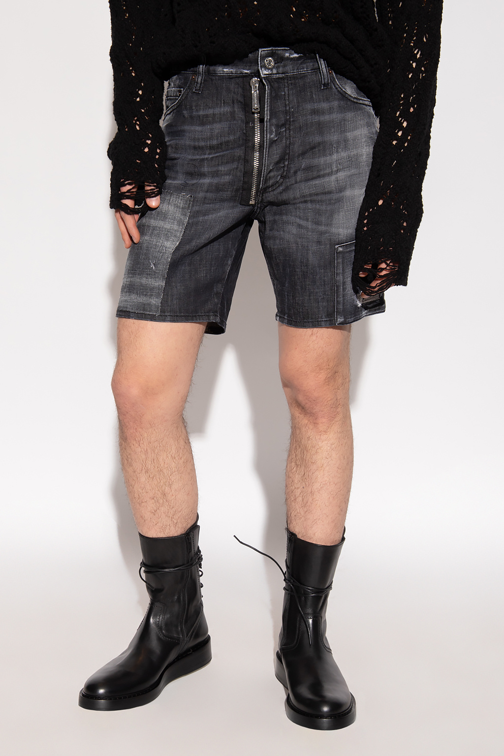 Marine' patched shorts Dsquared2 - IetpShops Israel - Nudie Jeans